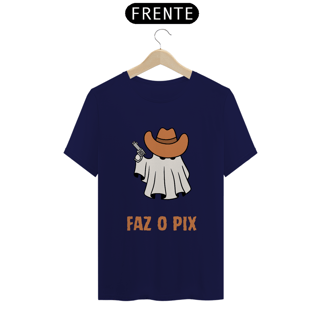 Nome do produto Camiseta T-Shirt Classic Unissex / Faz O Pix