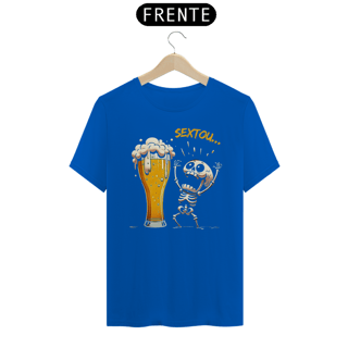 Nome do produto Camiseta T-Shirt Quality / Sextou Esqueleto