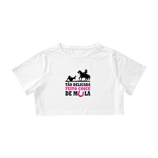 Camisa Cropped / Delicada