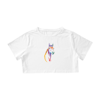 Nome do produto Camisa Cropped / Color Horse