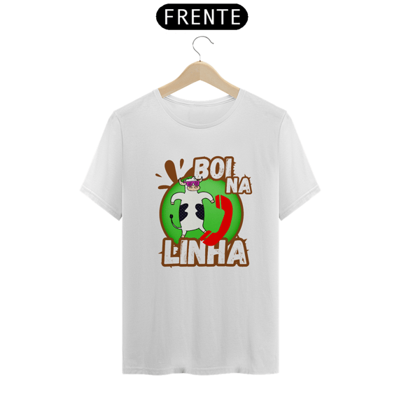 Camisa T-Shirt Classic Unissex / Boi  Na Linha 