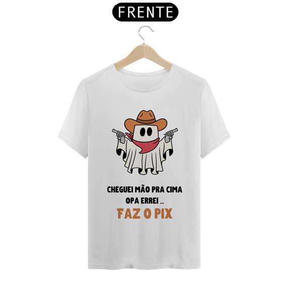 Camiseta T-Shirt Classic Unissex Mão Pra Cima