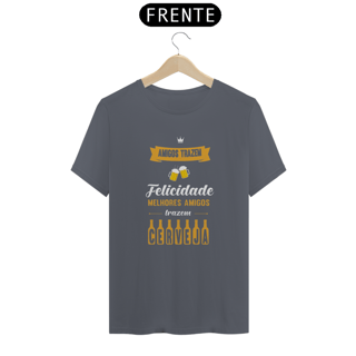 Nome do produto T-Shirt Classic Unissex / Amigos E Ceveja