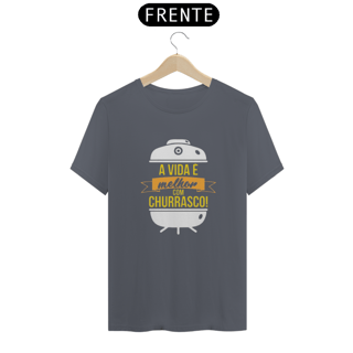 Nome do produto T-Shirt Classic Unissex / A Vida É Melhor Com Churrasco