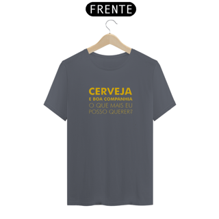 Nome do produto T-Shirt Classic Unissex / Cerveja E Boa Companhia 