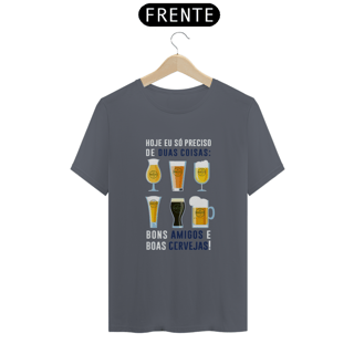 Nome do produto T-Shirt Classic Unissex / Amigos E Cerveja