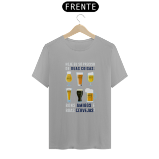 Nome do produto T-Shirt Classic Unissex / Amigos E Cerveja
