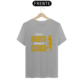 Nome do produto Camiseta T-Shirt Classic Unissex / Coração De Bruta Não Bate Da Coice