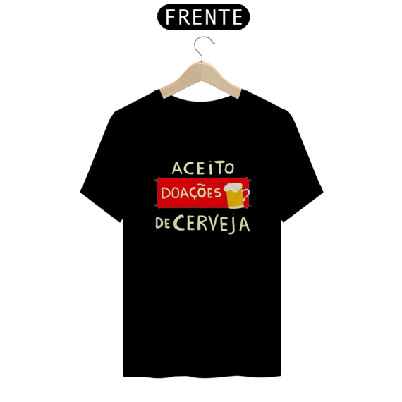 T-shirt Classic Unissex / Aceito Doações