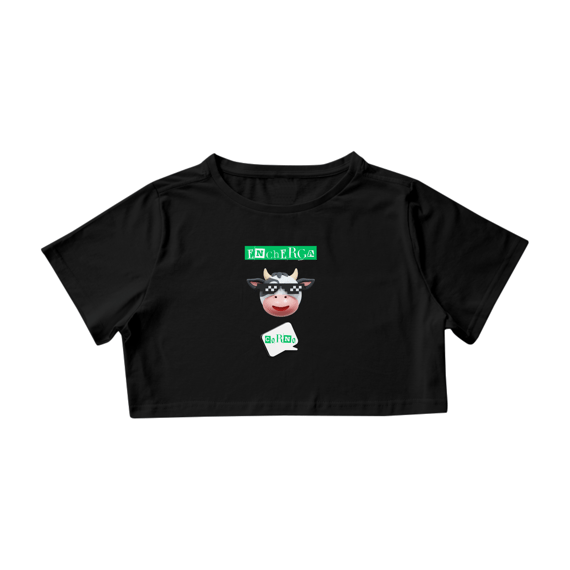 Camisa Cropped / Encherga Corno