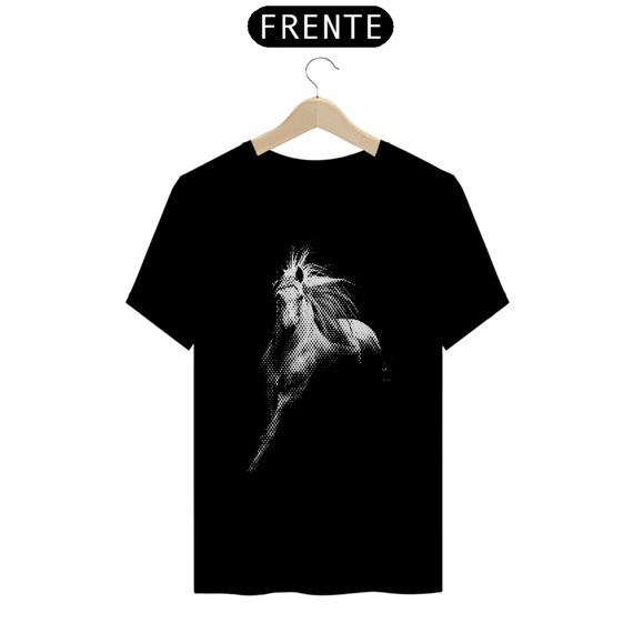 Camiseta T-Shirt Quality / Cavalo Branco