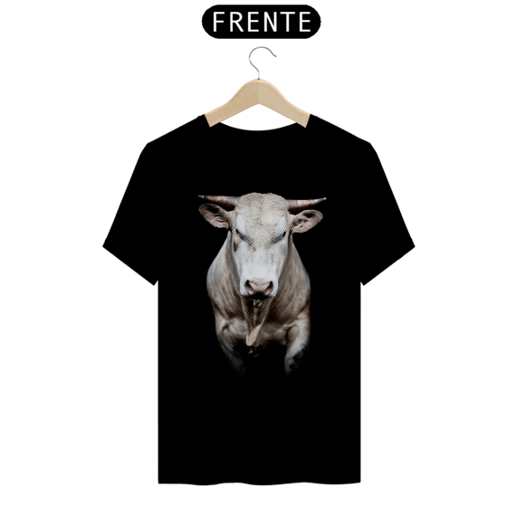 Camiseta T-Shirt Quality / Touro Branco 