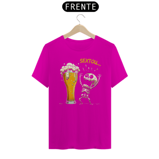 Nome do produto Camiseta T-Shirt Quality / Sextou Esqueleto