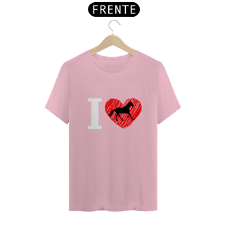 Nome do produto T-shirt Classic Feminino / I Love Horse