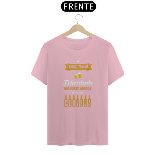 Nome do produto T-Shirt Classic Unissex / Amigos E Ceveja