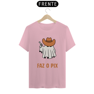 Nome do produto Camiseta T-Shirt Classic Unissex / Faz O Pix