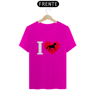 Nome do produto T-shirt Classic Feminino / I Love Horse