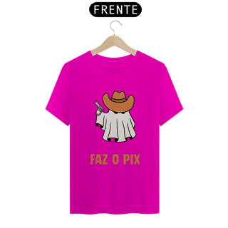 Nome do produto Camiseta T-Shirt Classic Unissex / Faz O Pix