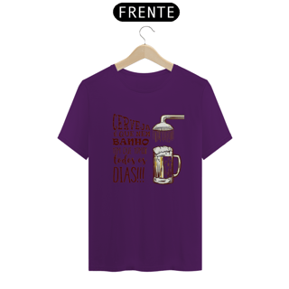 Nome do produto T-Shirt Classic Unissex / Cerveja É Igual Banho