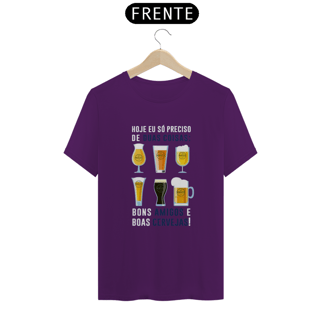 Nome do produto T-Shirt Classic Unissex / Amigos E Cerveja
