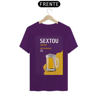 Nome do produto Camiseta T-Shirt Classic Unissex / Sextou Paga Uma Pra Nois