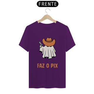 Nome do produto Camiseta T-Shirt Classic Unissex / Faz O Pix