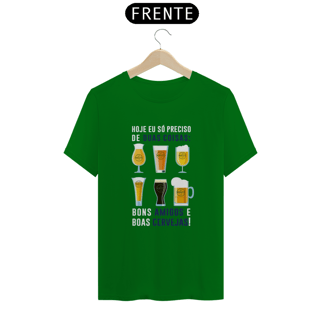 Nome do produto T-Shirt Classic Unissex / Amigos E Cerveja