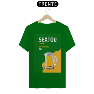 Nome do produto Camiseta T-Shirt Classic Unissex / Sextou Paga Uma Pra Nois