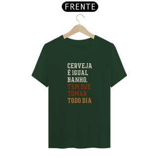 Nome do produto T-shirt Classic Unissex / Cerveja é Igual Banho