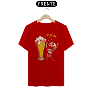 Nome do produto Camiseta T-Shirt Quality / Sextou Esqueleto