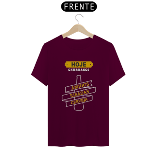 Nome do produto T-shirt Classic Unissex / Amigos, Risada e Cerveja