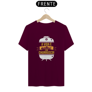 Nome do produto T-Shirt Classic Unissex / A Vida É Melhor Com Churrasco