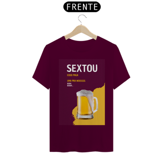 Nome do produto Camiseta T-Shirt Classic Unissex / Sextou Paga Uma Pra Nois