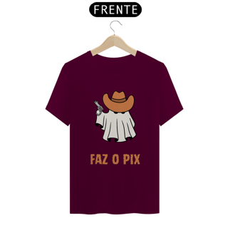 Nome do produto Camiseta T-Shirt Classic Unissex / Faz O Pix