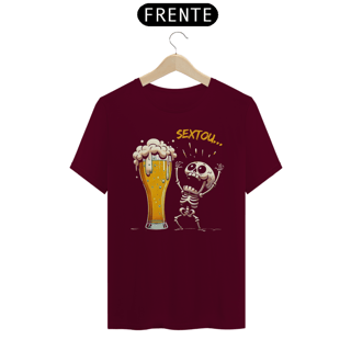 Nome do produto Camiseta T-Shirt Quality / Sextou Esqueleto