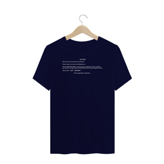 Nome do produtoCamiseta Plus Size Critical Error of Death
