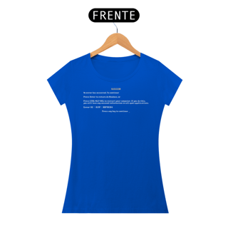 Camiseta Baby Long Critical Error of Death