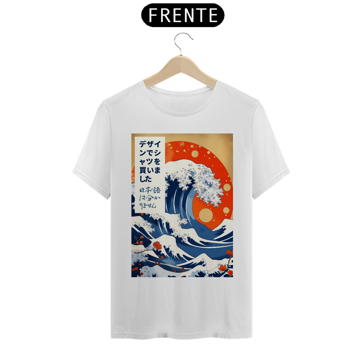 Nome do produto: Camiseta Classic Ondas de Hokusai