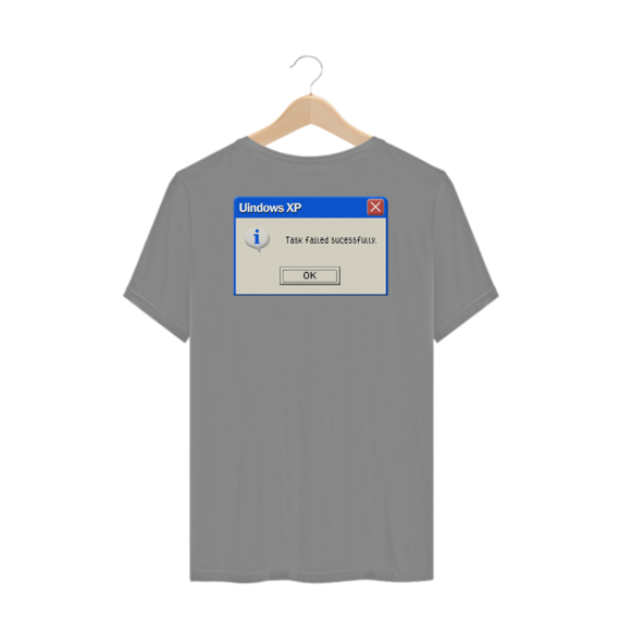 Camiseta Plus Size Task Failed