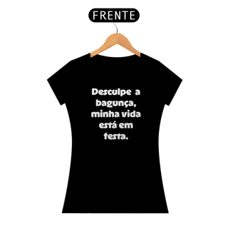 Nome do produtoCamiseta Baby Long Desculpe a Bagunça