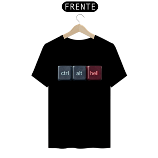 Nome do produtoCamiseta Classic Ctrl Alt Hell