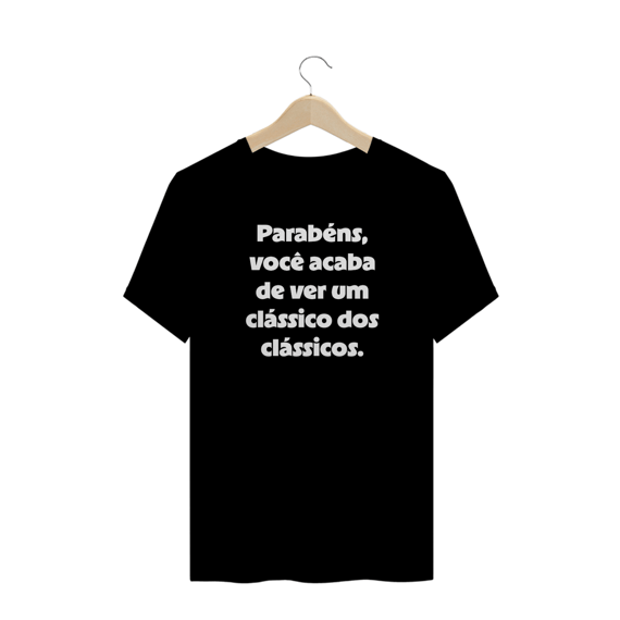 Camiseta Plus Size Parabéns Clássico