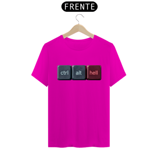 Nome do produtoCamiseta Classic Ctrl Alt Hell