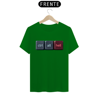 Nome do produtoCamiseta Classic Ctrl Alt Hell