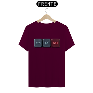 Nome do produtoCamiseta Classic Ctrl Alt Hell