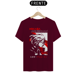 Nome do produto Camisa Mikasa Arkerman - Attack on Titan