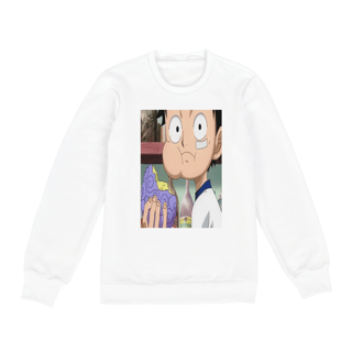 Nome do produto blusa do luffy comendo ad gomu gomu no mi