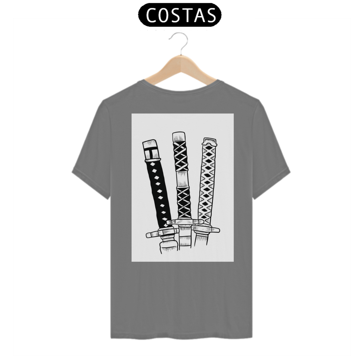 Nome do produto: camisa das espadas do zoro