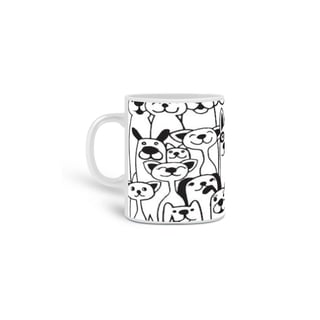 Nome do produto Caneca animais grupo