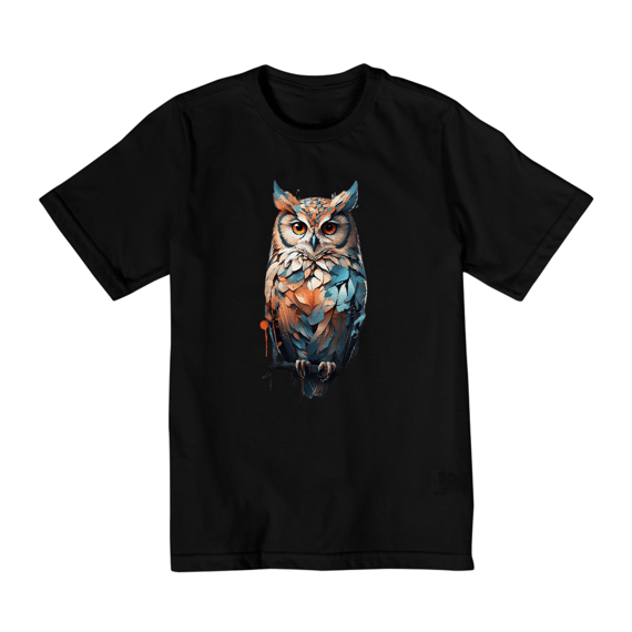 Camiseta Infantil Coruja